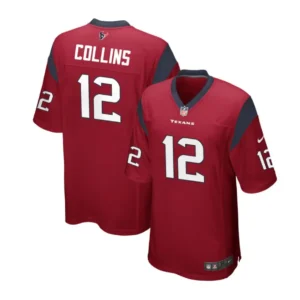 Nico Collins Jersey Red 